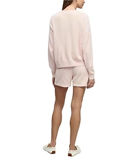 Barefoot Dreams CozyChic Ultra Lite® Knit Seamed Pullover and Short Lounge Set