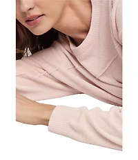 Barefoot Dreams CozyChic Ultra Lite® Knit Seamed Pullover and Short Lounge Set