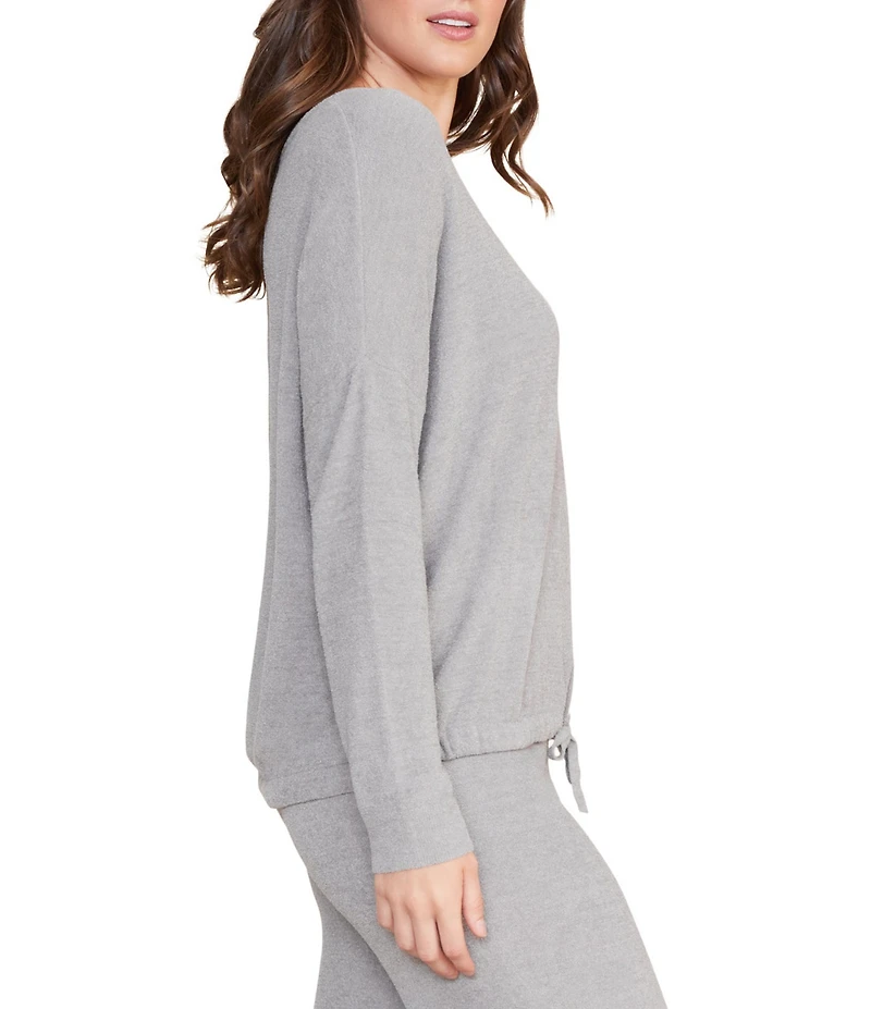 Barefoot Dreams CozyChic Ultra Lite® Long Sleeve Scoop Neck Slouchy Coordinating Lounge Pullover