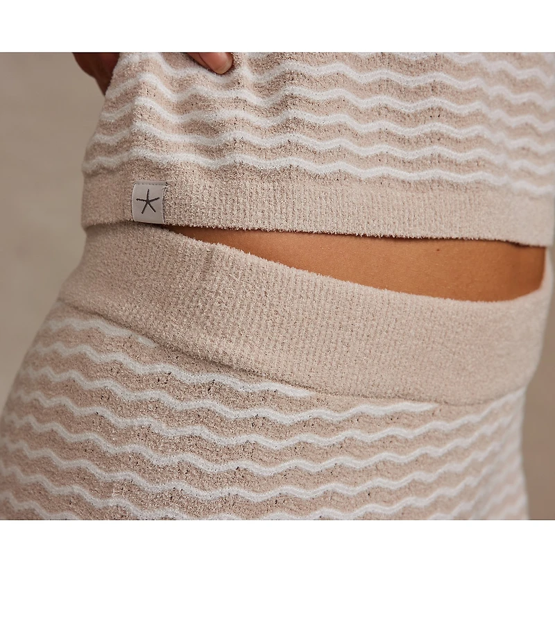 Barefoot Dreams CozyChic Ultra Lite Pointelle Coordinating Cropped Lounge Pants