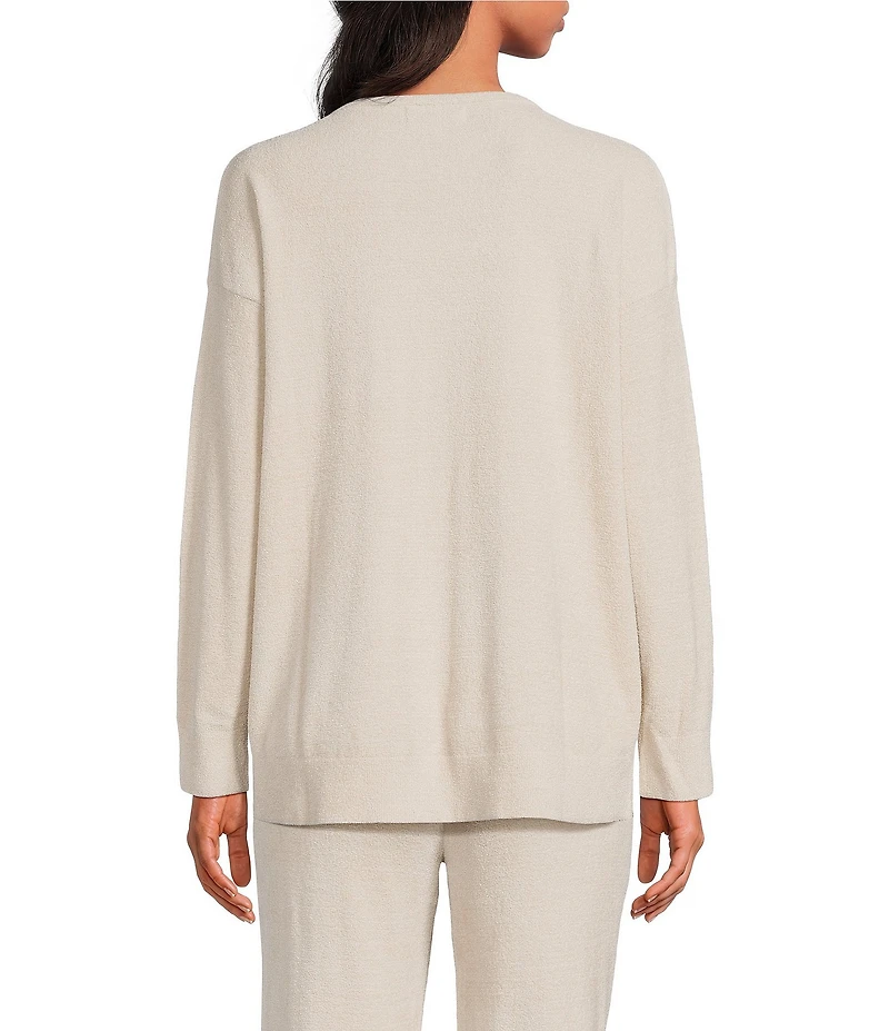 Barefoot Dreams CozyChic Ultra Lite® V Neck Hi-Low Coordinating Pullover