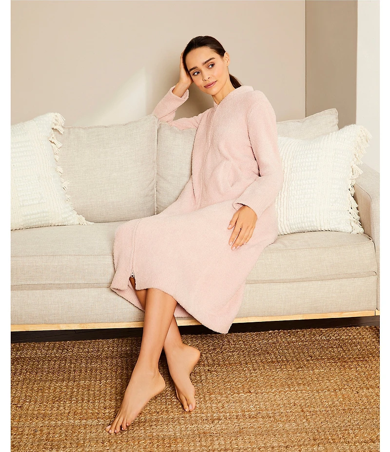 Barefoot Dreams CozyChic® V-Neck Zip Front Robe