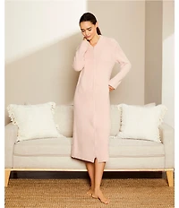 Barefoot Dreams CozyChic® V-Neck Zip Front Robe