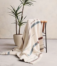 Barefoot Dreams CozyChic® Vista Jacquard Stripe Oversize Throw