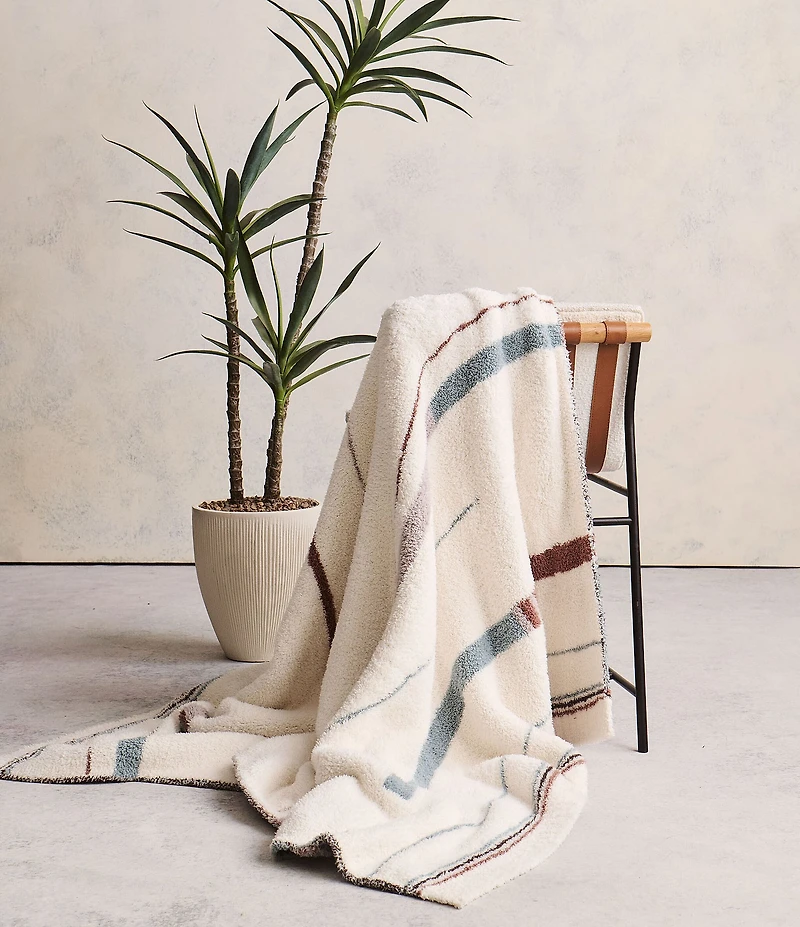 Barefoot Dreams CozyChic® Vista Jacquard Stripe Oversize Throw