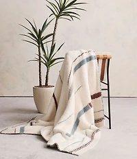 Barefoot Dreams CozyChic® Vista Jacquard Stripe Oversize Throw