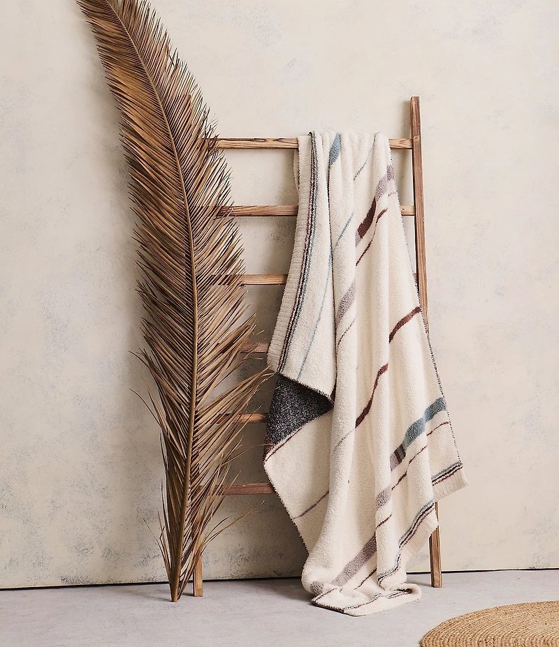 Barefoot Dreams CozyChic® Vista Jacquard Stripe Oversize Throw