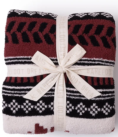 Barefoot Dreams Holiday Collection CozyChic® Fair Isle Oversize Throw