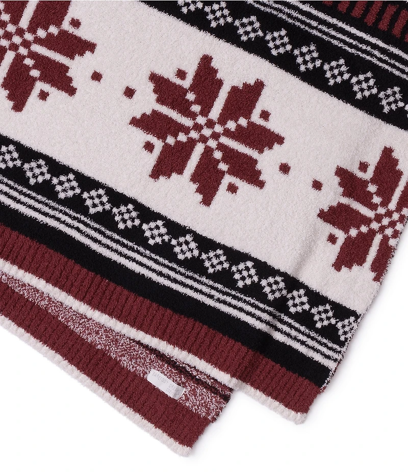 Barefoot Dreams Holiday Collection CozyChic® Fair Isle Oversize Throw