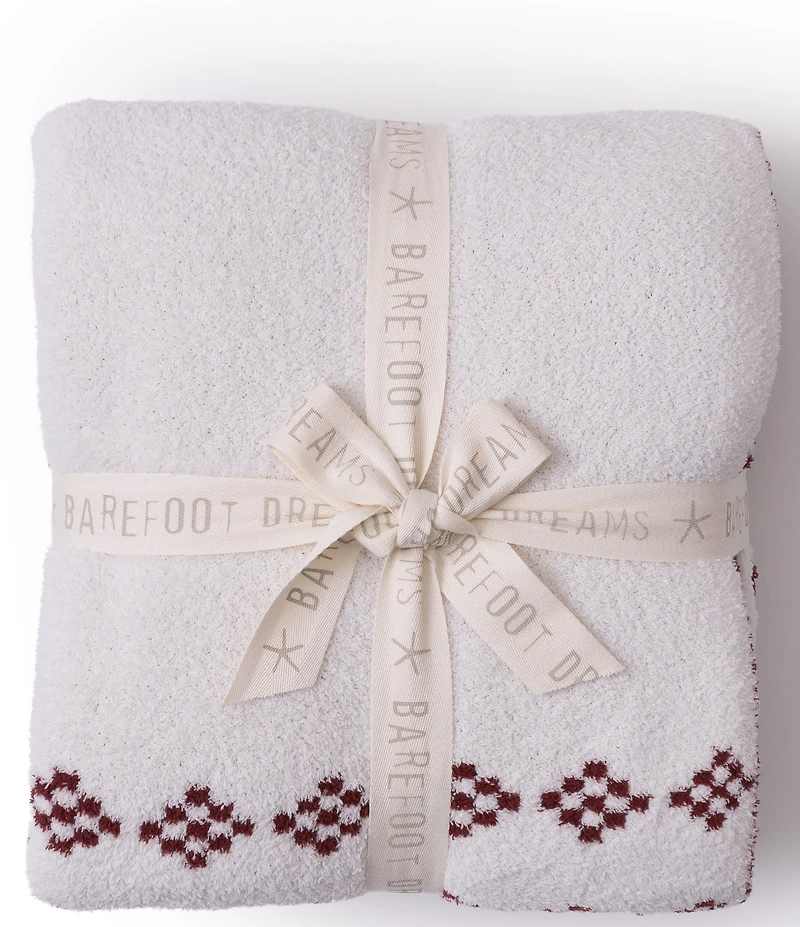 Barefoot Dreams Holiday CozyChic® Disney Mickey Fair Isle Oversize Throw