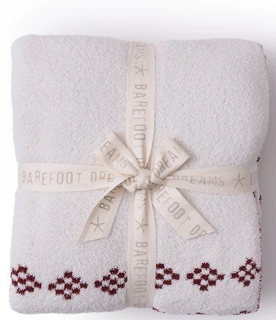 Barefoot Dreams Holiday CozyChic® Disney Mickey Fair Isle Oversize Throw