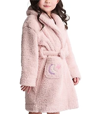 Barefoot Dreams Little Girls Cozy Chic® Embroidered Star Robe