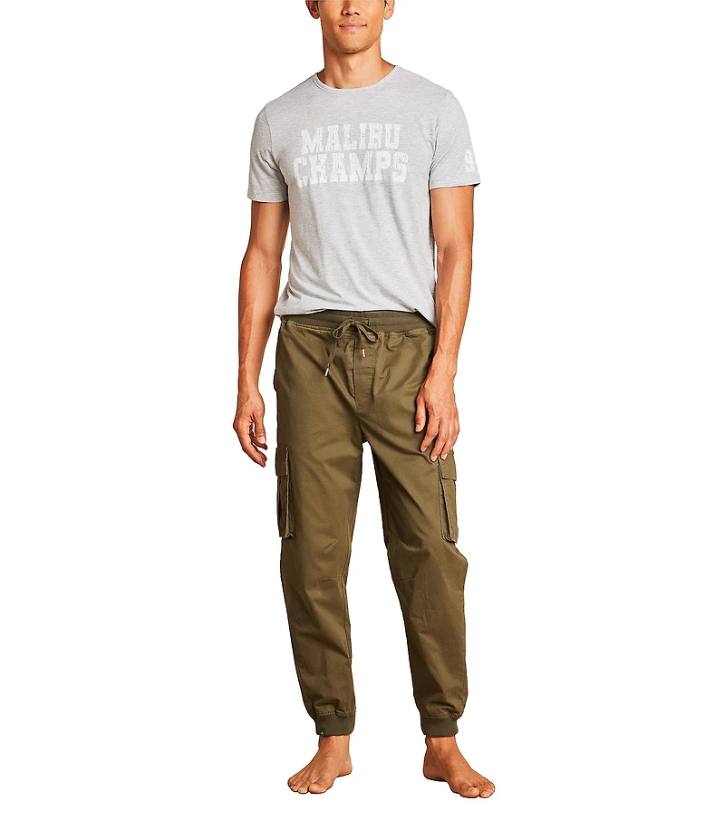 Barefoot Dreams Malibu Collection® Cotton Twill Cargo Joggers