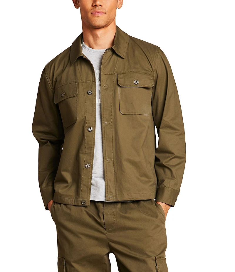 Barefoot Dreams Malibu Collection® Cotton Twill Shirt Jacket