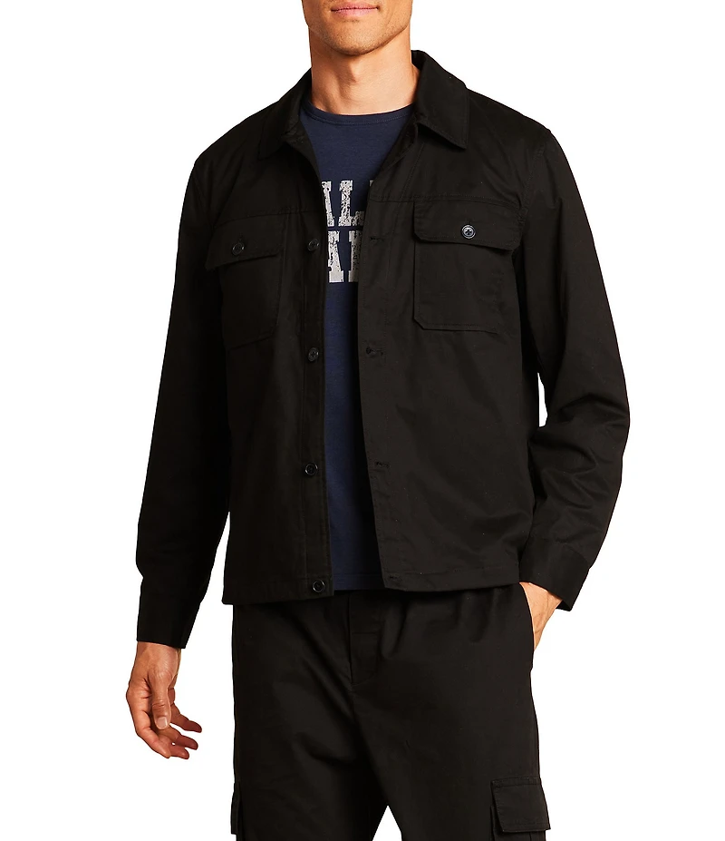 Barefoot Dreams Malibu Collection® Cotton Twill Shirt Jacket