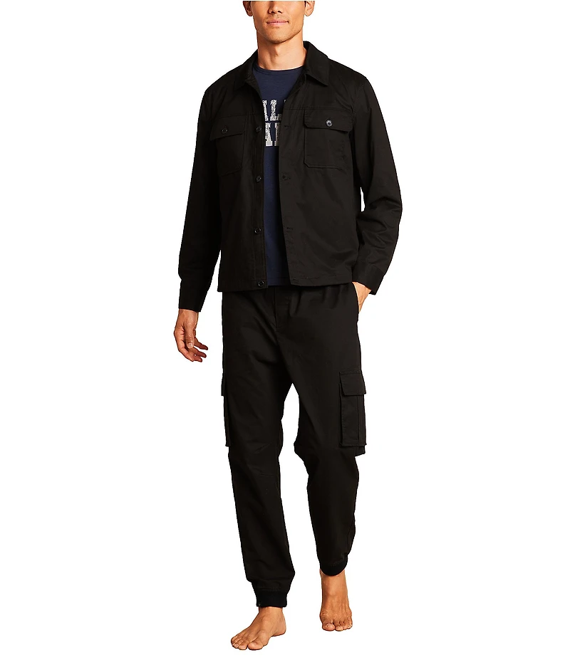 Barefoot Dreams Malibu Collection® Cotton Twill Shirt Jacket