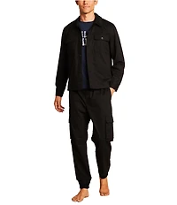 Barefoot Dreams Malibu Collection® Cotton Twill Shirt Jacket