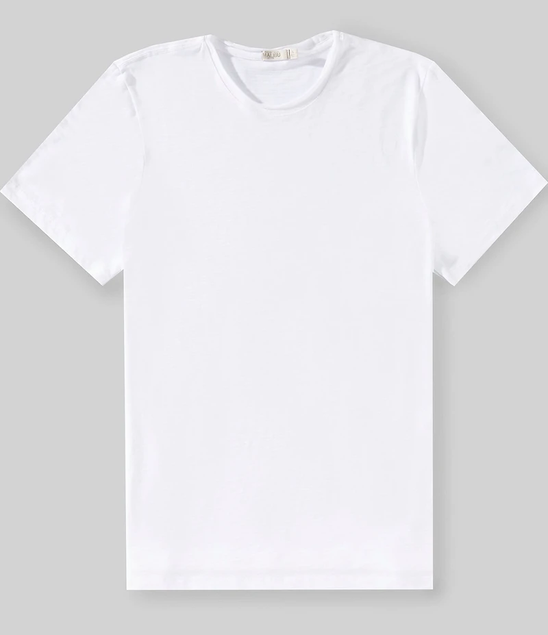 Barefoot Dreams Malibu Collection® Cut Neck Short Sleeve Slub T-Shirt