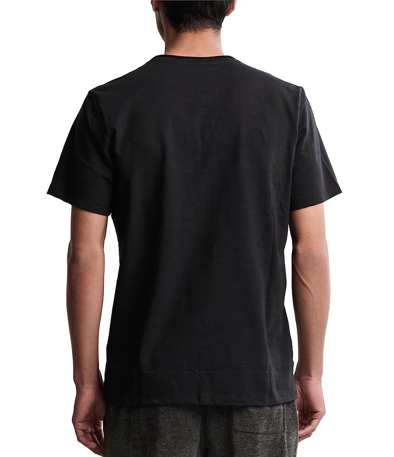 Barefoot Dreams Malibu Collection® Cut Neck Short Sleeve Slub T-Shirt