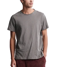 Barefoot Dreams Malibu Collection® Cut Neck Short Sleeve Slub T-Shirt