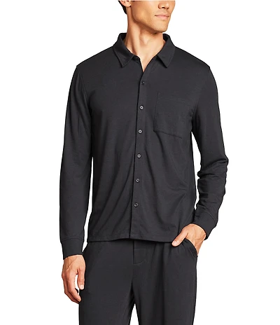 Barefoot Dreams Malibu Collection® Triblend Button Front Shirt