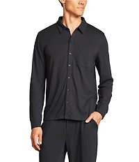 Barefoot Dreams Malibu Collection® Triblend Button Front Shirt
