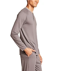 Barefoot Dreams Malibu Collection® Triblend Henley Pullover