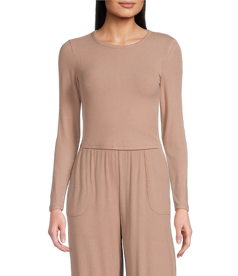 Barefoot Dreams Malibu Collection® Ultra Soft Rib Coordinating Long Sleeve Top