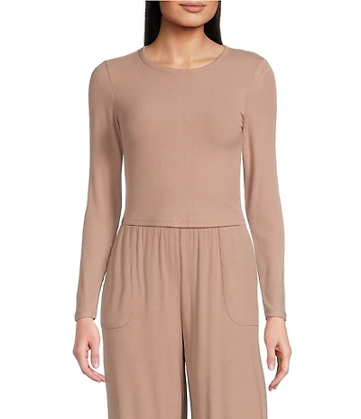 Barefoot Dreams Malibu Collection® Ultra Soft Rib Coordinating Long Sleeve Top