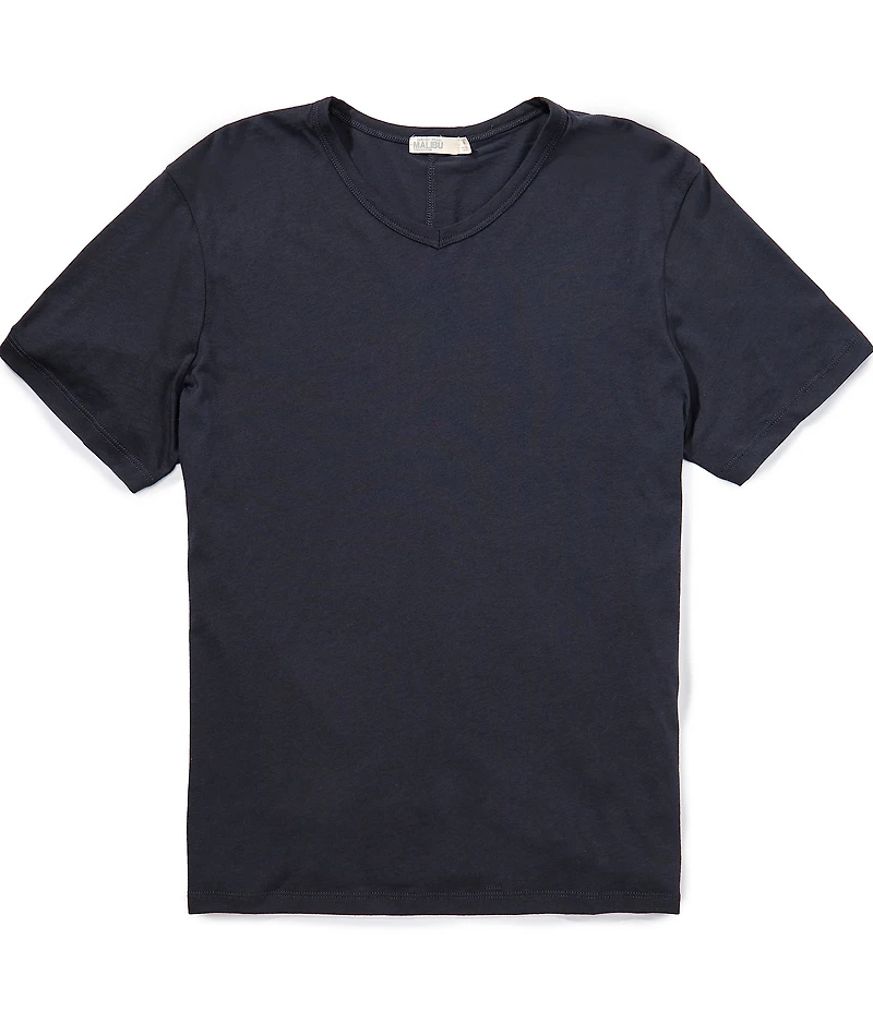 Barefoot Dreams Malibu Collection® V-Neck Short Sleeve Basic T-Shirt