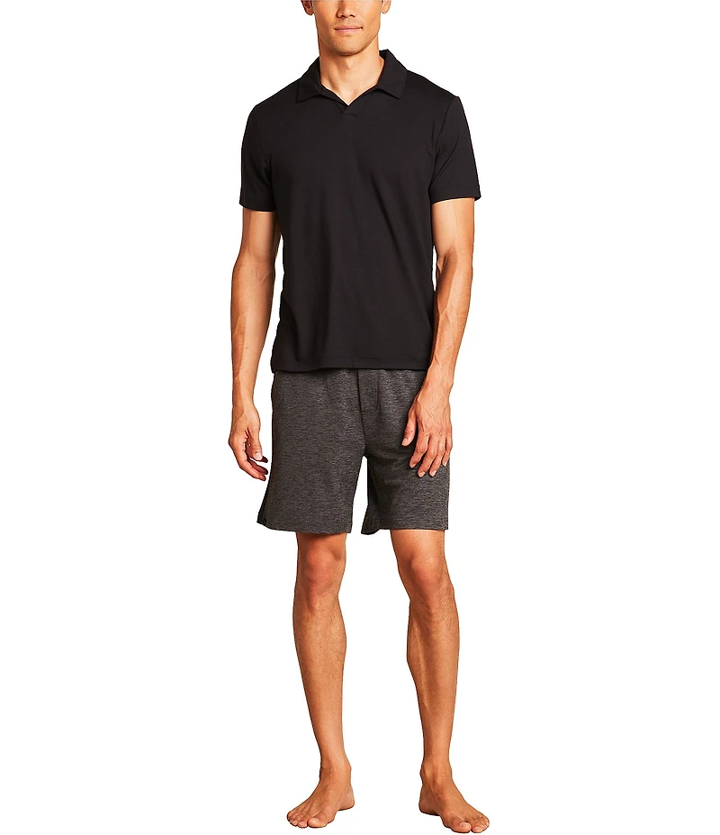 Barefoot Dreams Men Butterchic Short Sleeve Polo Shirt