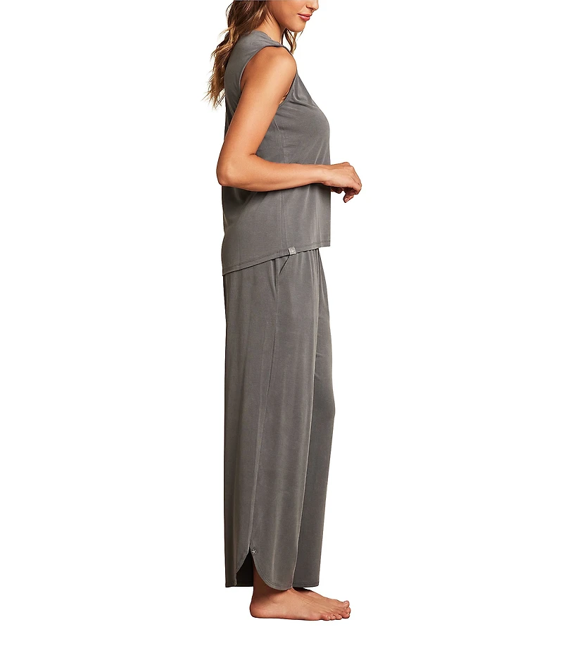 Barefoot Dreams Sand Washed Jersey Tank & Pant Lounge Set