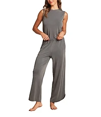 Barefoot Dreams Sand Washed Jersey Tank & Pant Lounge Set