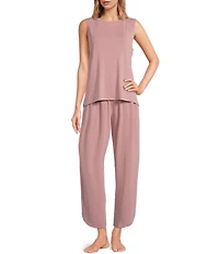 Barefoot Dreams Sand Washed Jersey Tank & Pant Coordinating Lounge Set