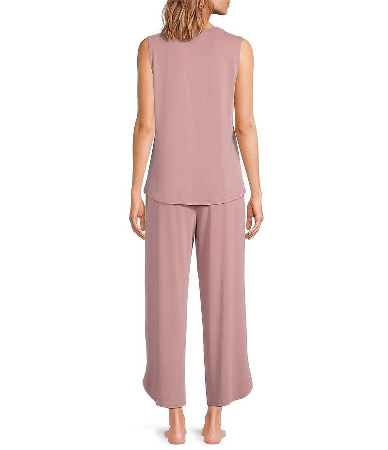 Barefoot Dreams Sand Washed Jersey Tank & Pant Coordinating Lounge Set