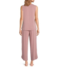 Barefoot Dreams Sand Washed Jersey Tank & Pant Coordinating Lounge Set