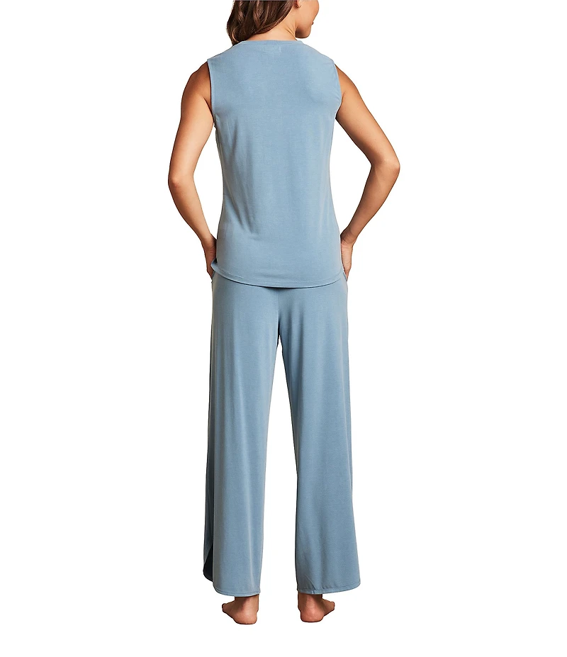 Barefoot Dreams Sand Washed Jersey Tank & Pant Lounge Set