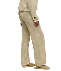 Barefoot Dreams Sunbleached Shell Motif Open-Knit Coordinating Pants