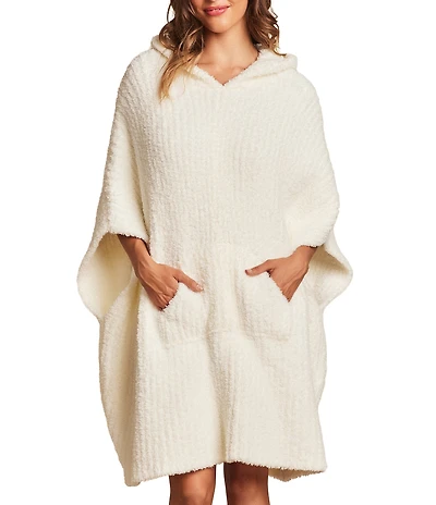 Barefoot Dreams The Cozy® Short Sleeve V-Neck Oversized Hooded Lounger