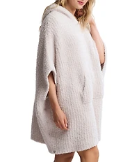 Barefoot Dreams The Cozy® Short Sleeve V-Neck Oversized Hooded Lounger
