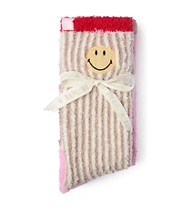 Barefoot Dreams x Smiley CozyChic® Knit Smiley Ribbed Sock Set
