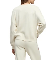 Barefoot Dreams x Smiley CozyChic Ultra Lite® Sun & Stars Crew Neck Long Sleeve Coordinating Pullover