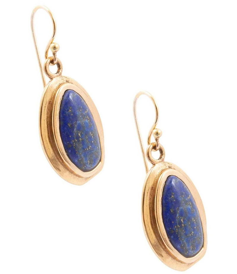 Barse Arden Lapis Drop Earrings