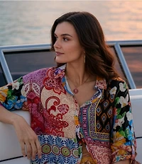 Barse Bronze and Metal Infused Red Magnesite Heart Short Pendant Necklace