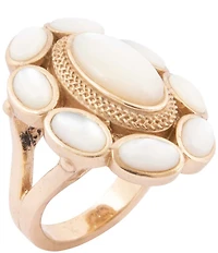 Barse Bronze and Mother Of Pearl Ovation Statement Ring