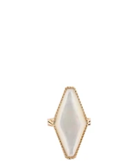 Barse Tidal Bronze and Mother Of Pearl Statement Ring