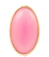 Barse Bronze and Pink Agate Ovation Statement Ring