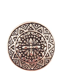 Barse Bronze Medallion Statement Ring