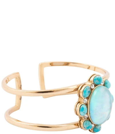 Barse Bronze, Opal and Turquoise Aurora Cuff Bracelet