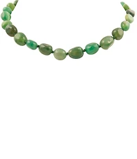 Barse Nugget Knotted Golden Collar Necklace